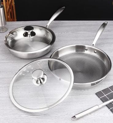 Stainless Steel Fry Pans and Skillets