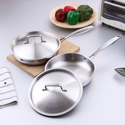 Stainless Steel Fry Pans and Skillets